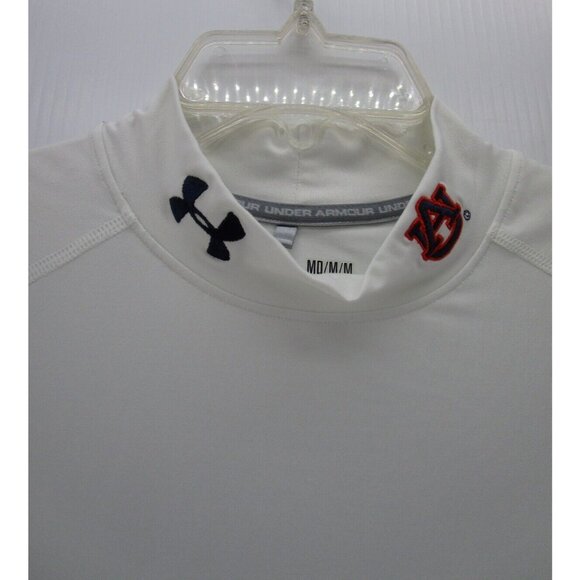 Auburn Tigers Shirt Medium Under Armour All Season Heat Gear Fitted - Picture 3 of 12